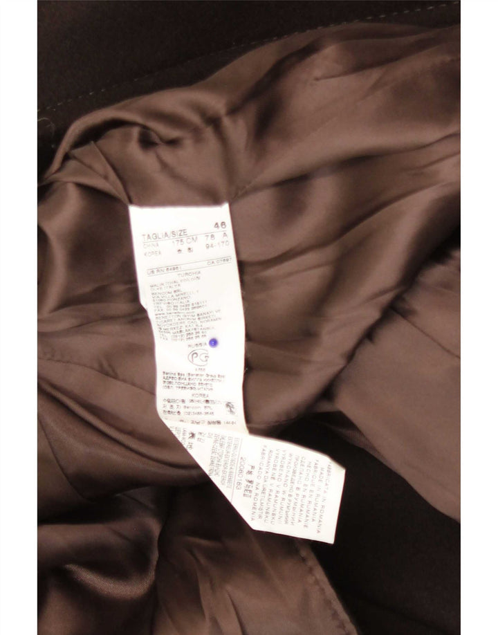 Abrigo Mujer Benetton IT 46 Large Lana Marrón