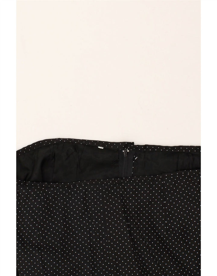 VINTAGE Womens Straight Skirt EU 40 Medium W32  Black Spotted | Vintage Vintage | Thrift | Second-Hand Vintage | Used Clothing | Messina Hembry 
