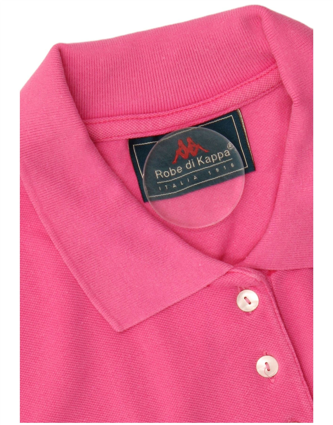 KAPPA Polo para mujer UK 44 Algodón rosa medio