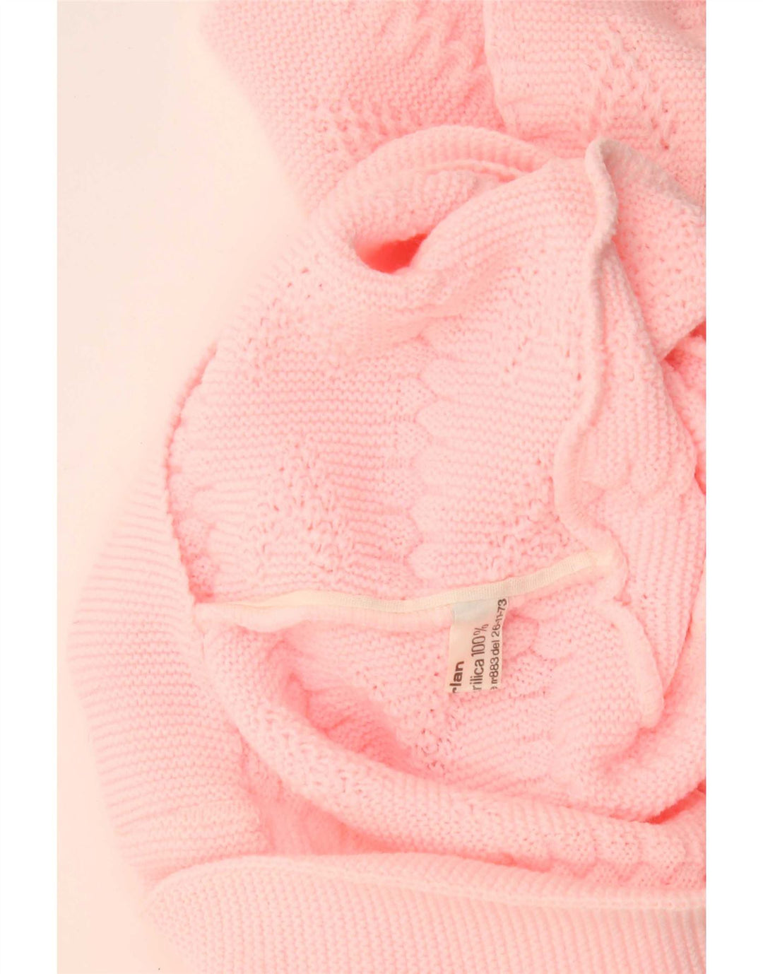 Vintage mujer Cardigan suéter Reino Unido 14 acrílico rosa medio