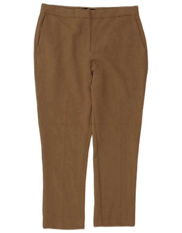 Marks & Spencer Pantalones chinos autógrafos para mujer UK 10 Small W32 L25 Marrón