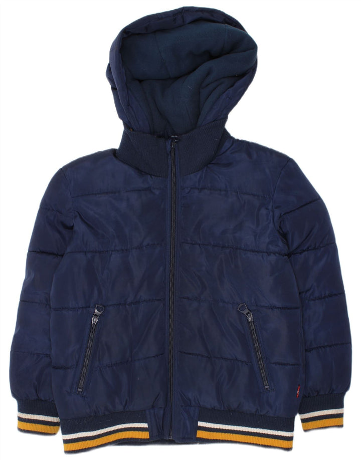 Levi's Chaqueta acolchada con capucha para niño Graphic 7-8 años Azul marino Poliéster