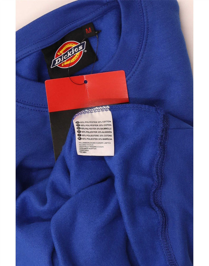 Dickies Hombre Sudadera Jumper Azul Medio Poliéster