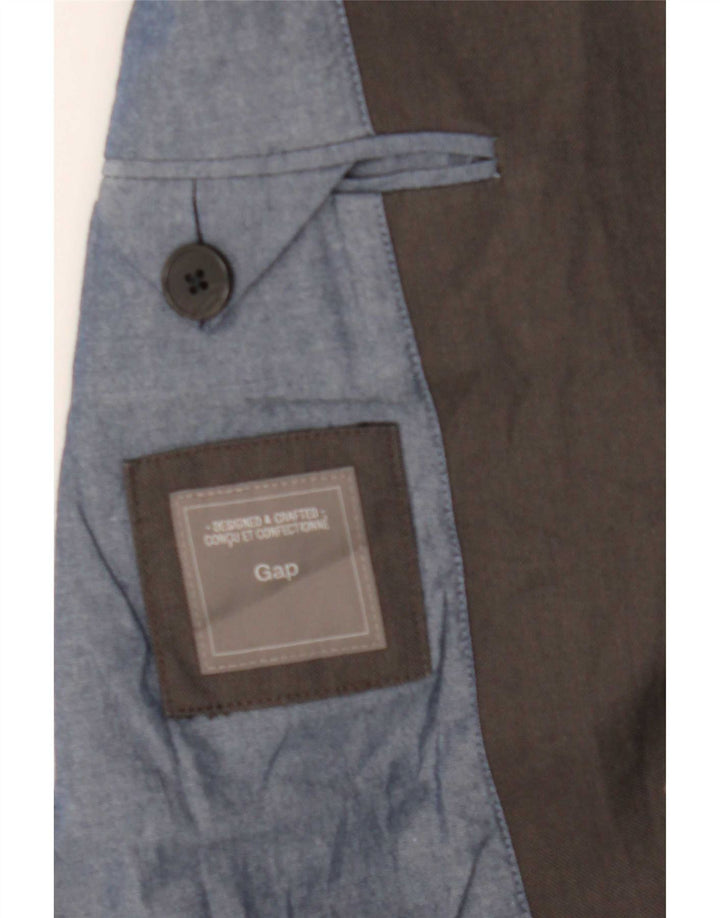 Gap Chaqueta tipo blazer de 2 botones para hombre UK 38 Algodón gris medio