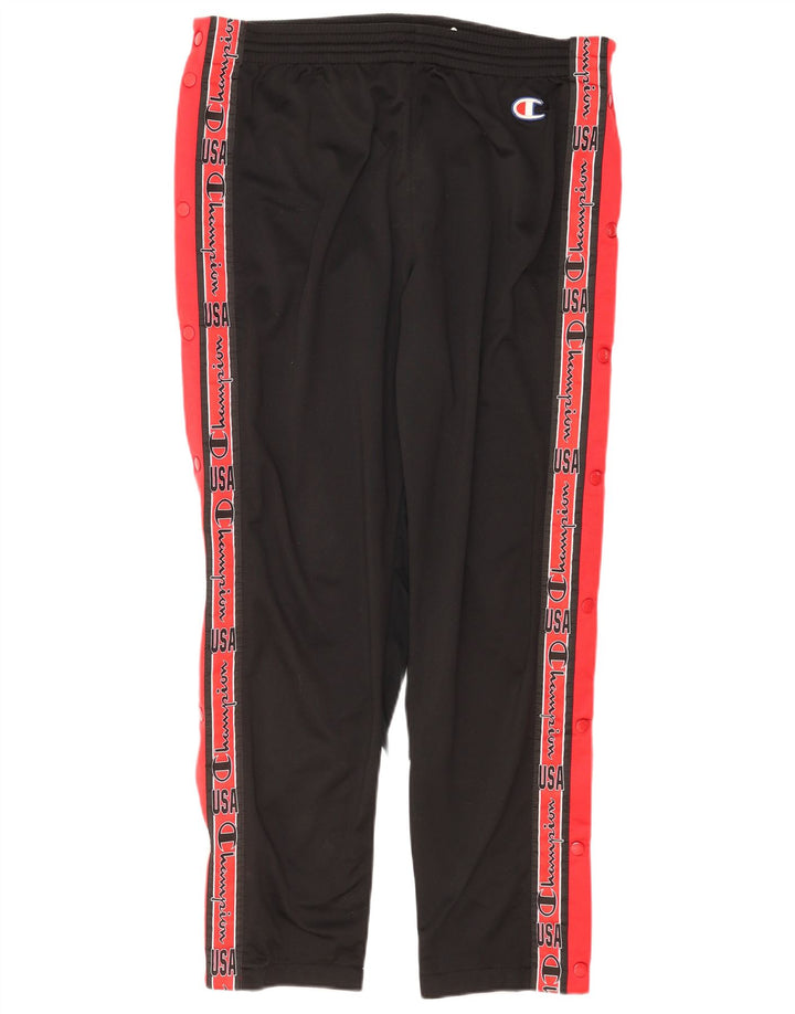Champion Pantalones De Chándal Estampados En Negro Mediano Colorblock