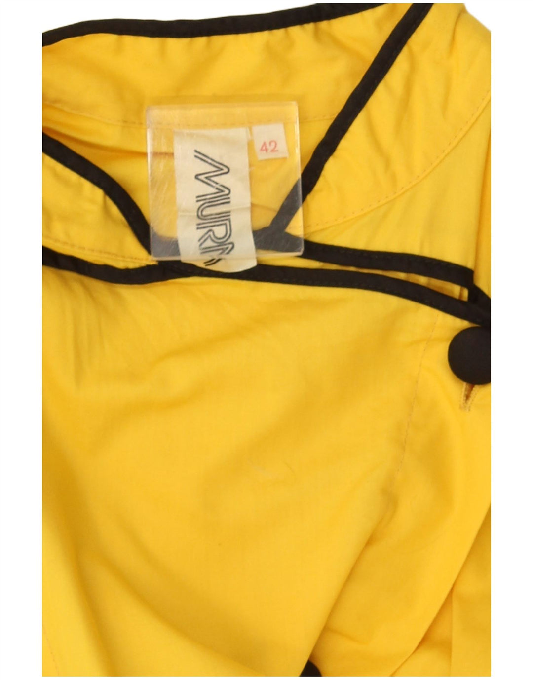 Vestido vintage sin mangas para mujer IT 42 Amarillo medio