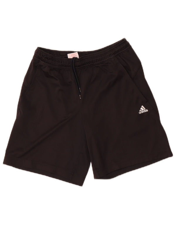 Adidas Pantalones cortos deportivos Climalite para niños 9-10 años XS Negro Poliéster