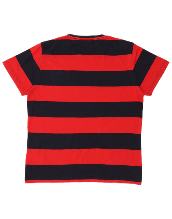 GANT Camiseta para Hombre Top Medium Rojo De Algodón A Rayas