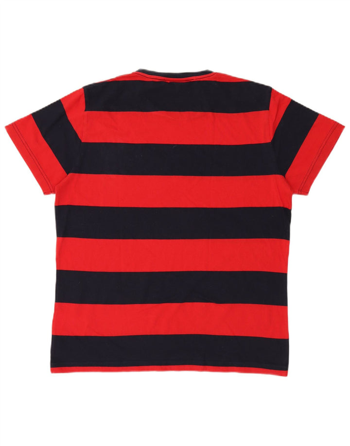 GANT Camiseta para Hombre Top Medium Rojo De Algodón A Rayas