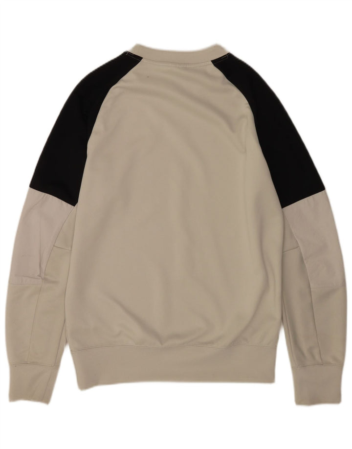 Nike Hombre Sudadera Estampada Jersey Pequeño Gris Colorblock Poliéster