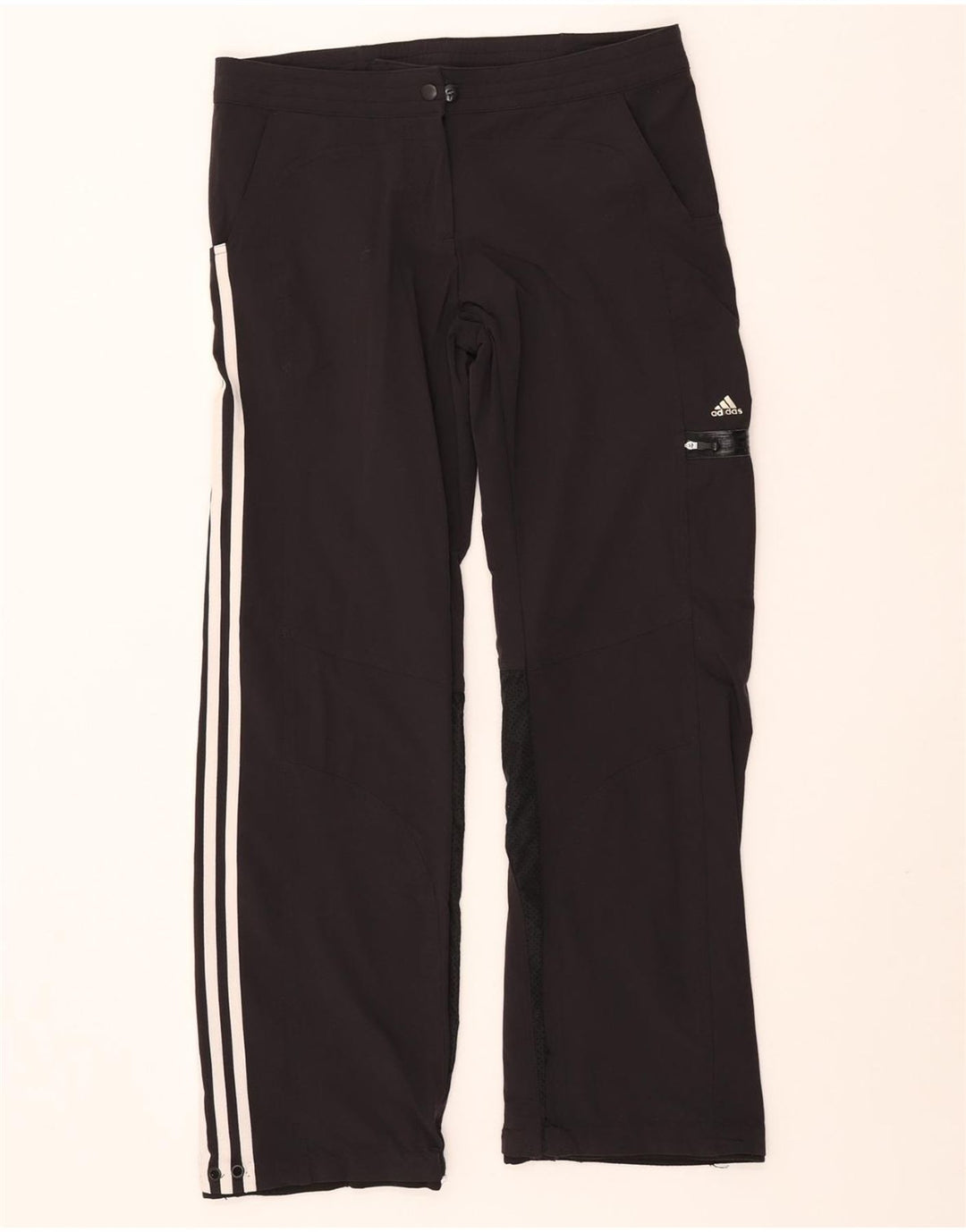 Adidas Mujer Clima 365 Cargo Pantalones Reino Unido 14 Grande W34 L31 Negro Nylon