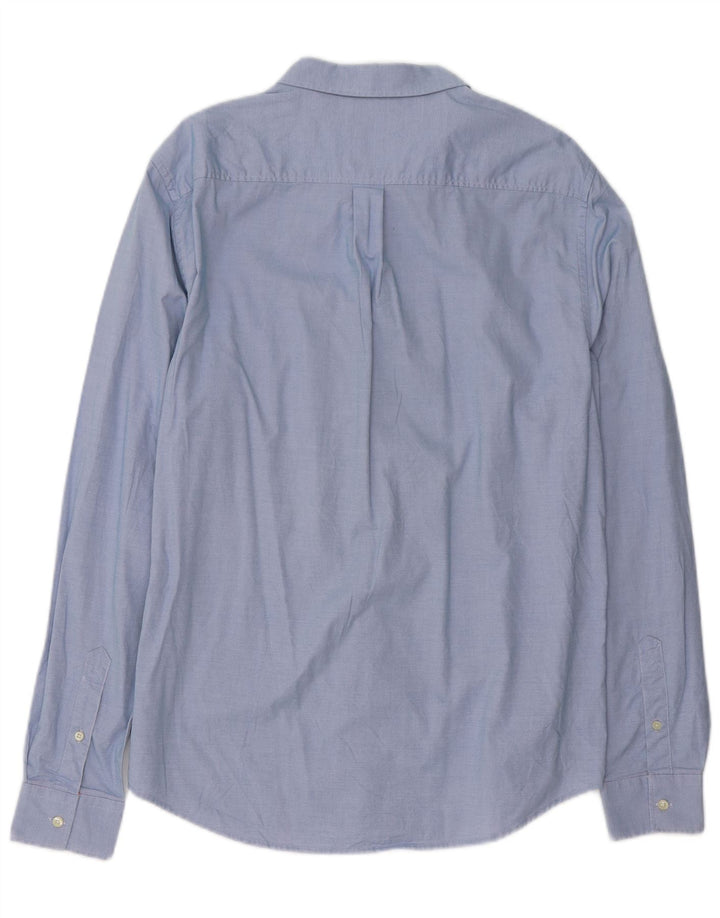 SUPERDRY Camisa Regular Fit XL De Algodón A Rayas Azul Hombre