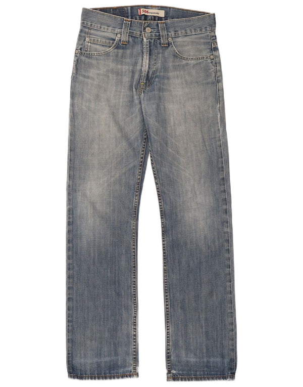 Levi's Vaqueros rectos de corte estándar 506 para hombre W30 L34 Azul