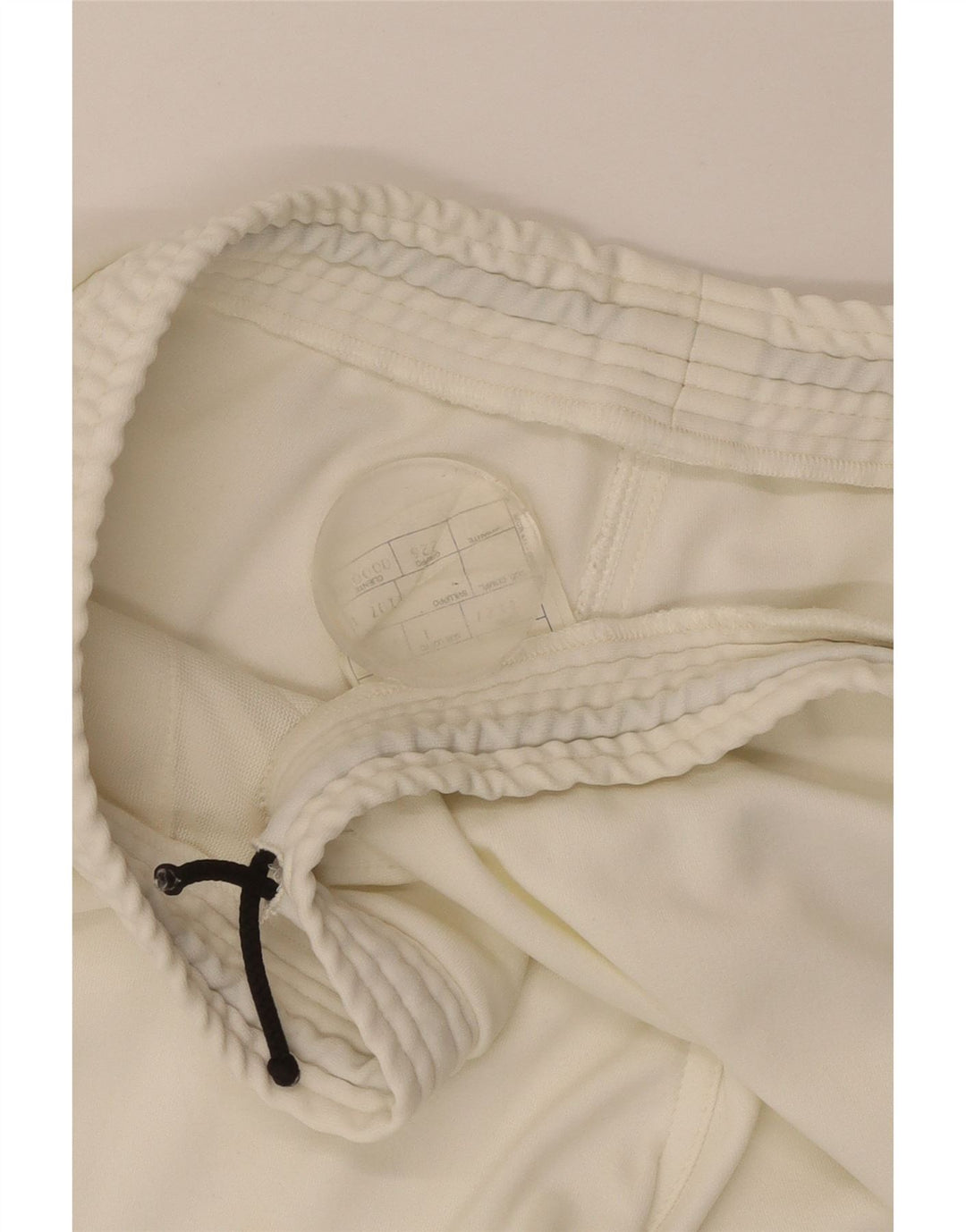 Belfe Pantalones cortos deportivos para mujer UK 40 Grande Poliéster blanco roto