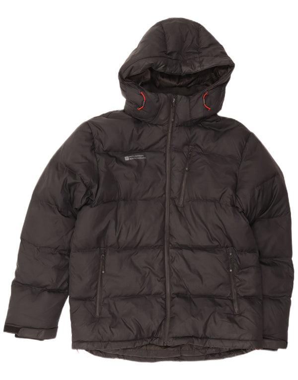 Chaqueta acolchada con capucha para hombre Mountain Warehouse UK 38 Medium Nylon negro