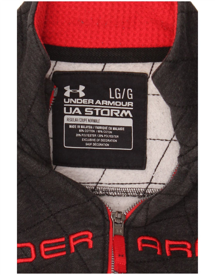UNDER ARMOUR Chaqueta superior de chándal de corte regular para hombre Bloque de color gris grande