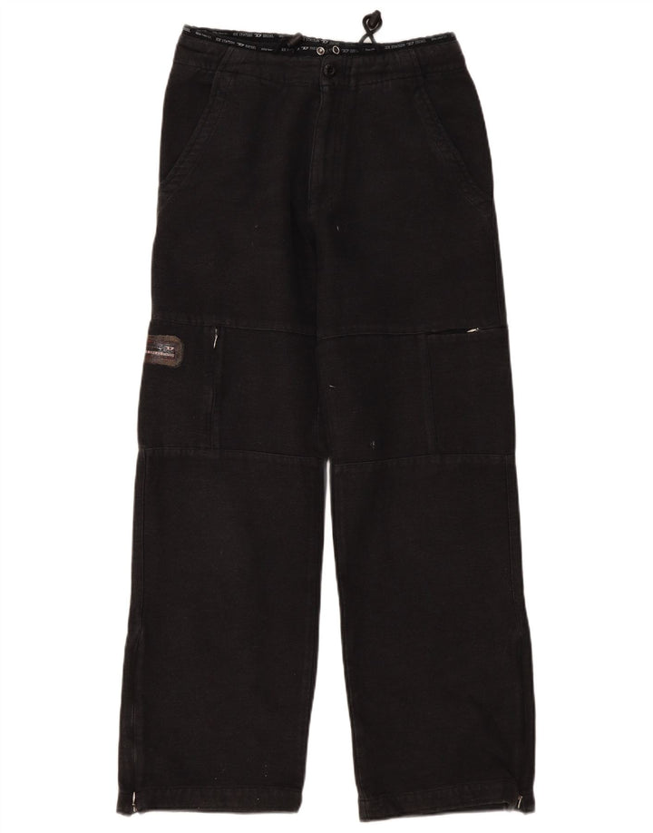 Diesel Mujer Pantalones Cargo Rectos Mediano W30 L30 Algodón Gris