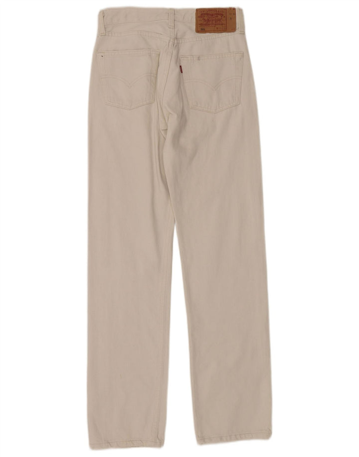 Levi's Mujer 501 Vaqueros Rectos W28 L32 Algodón Blanco