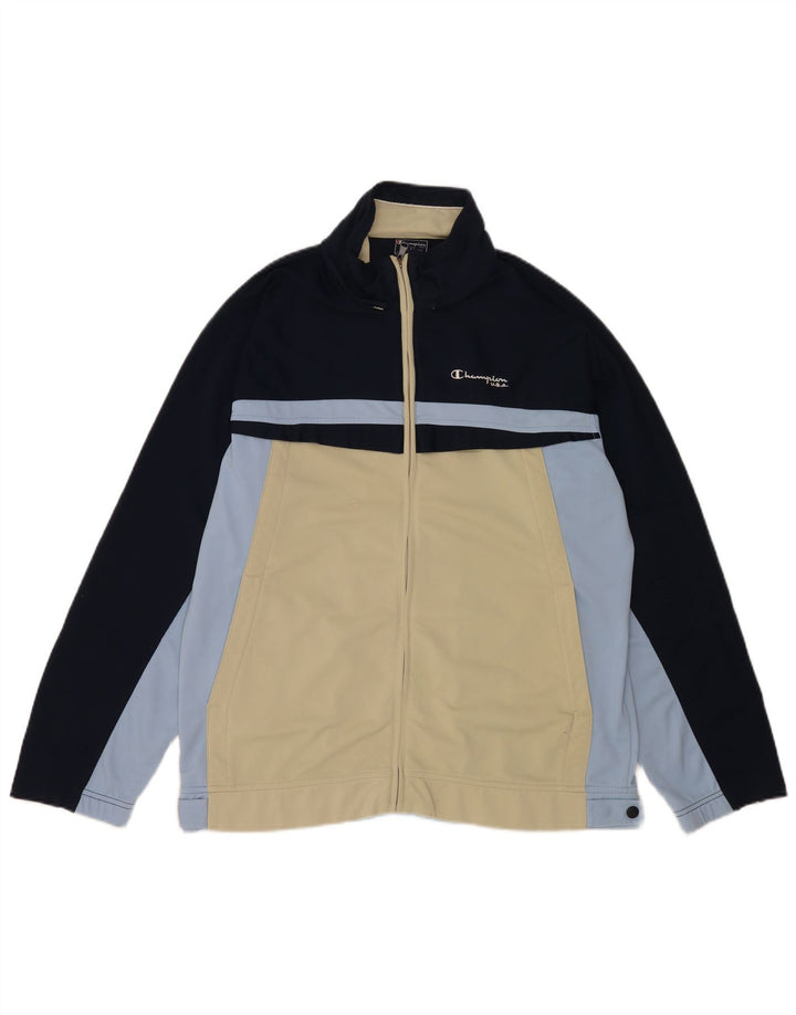 Champion Chaqueta De Chándal Para Hombre Azul Medio Colorblock