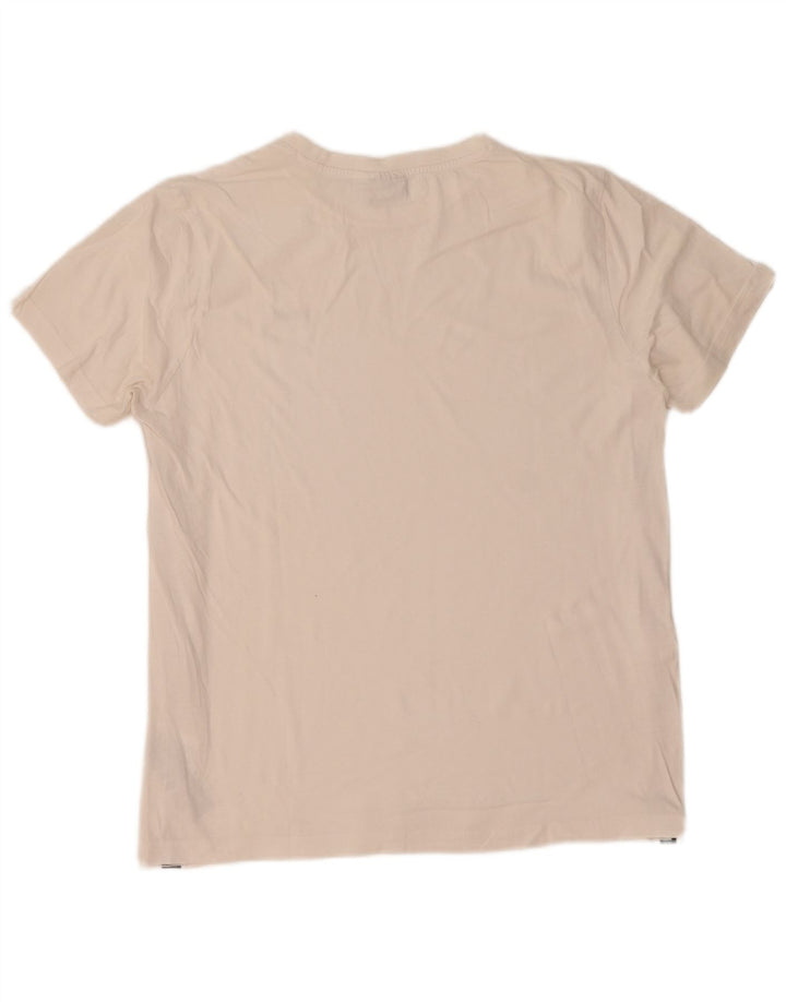 Fila - Camiseta gráfica para hombre, talla grande, algodón blanco