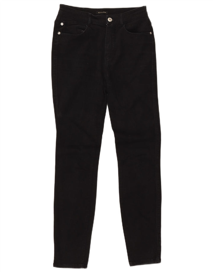 MASSIMO DUTTI Vaqueros pitillo para mujer EU 36 XS W26 L28 Negro Algodón