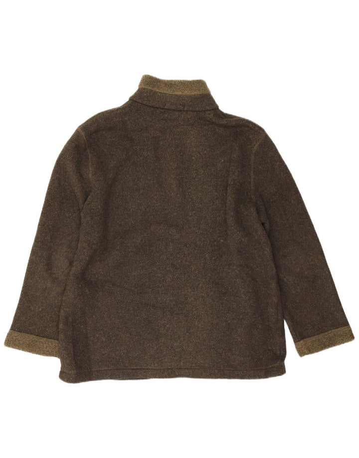 Marks & Spencer Chaqueta polar para mujer UK 40 XL Poliéster caqui