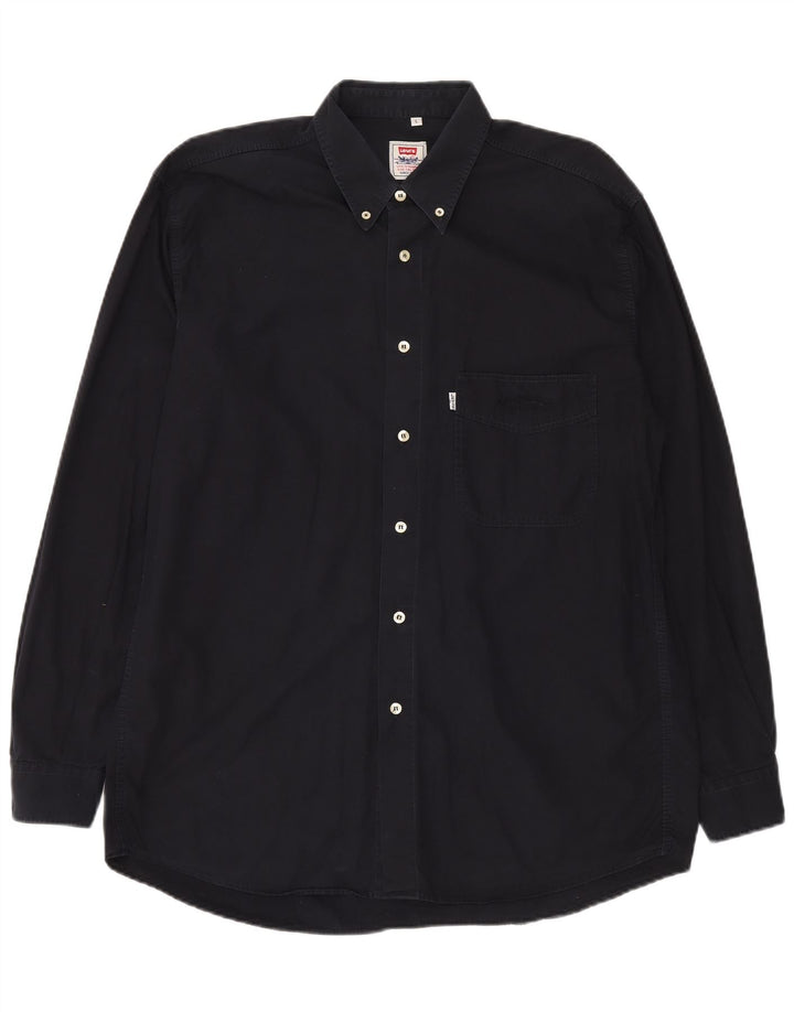 Levi's Camisa para hombre grande negra