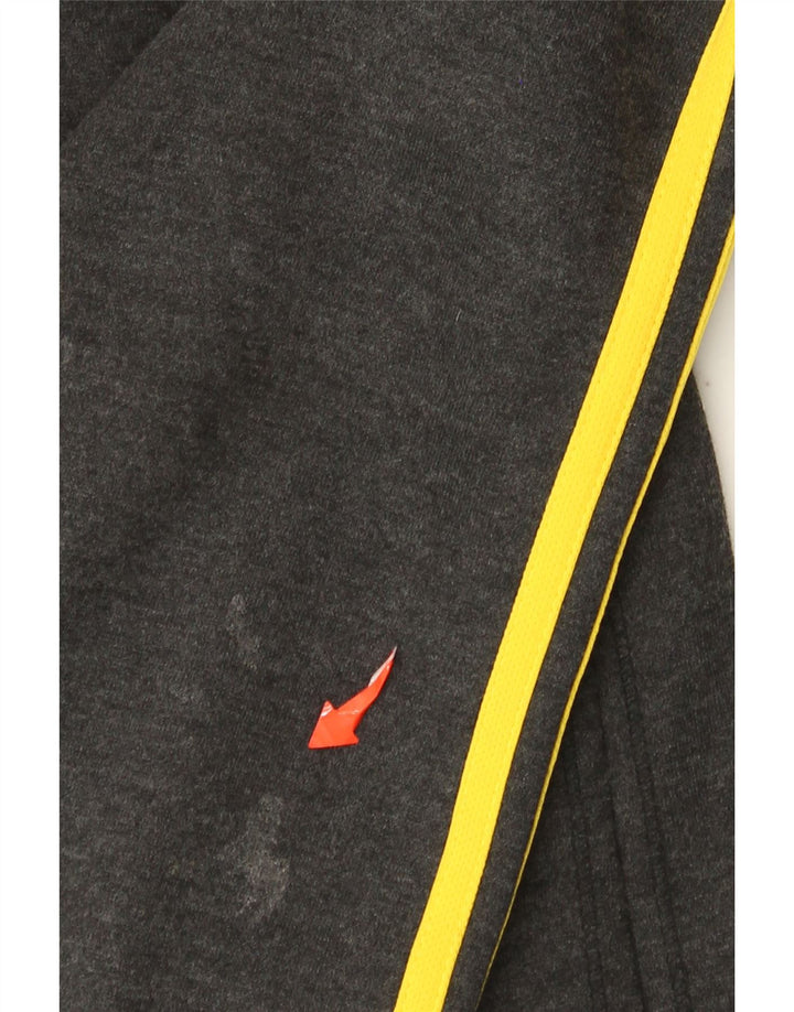 Adidas - Sudadera con capucha y cremallera para hombre, poliéster gris grande