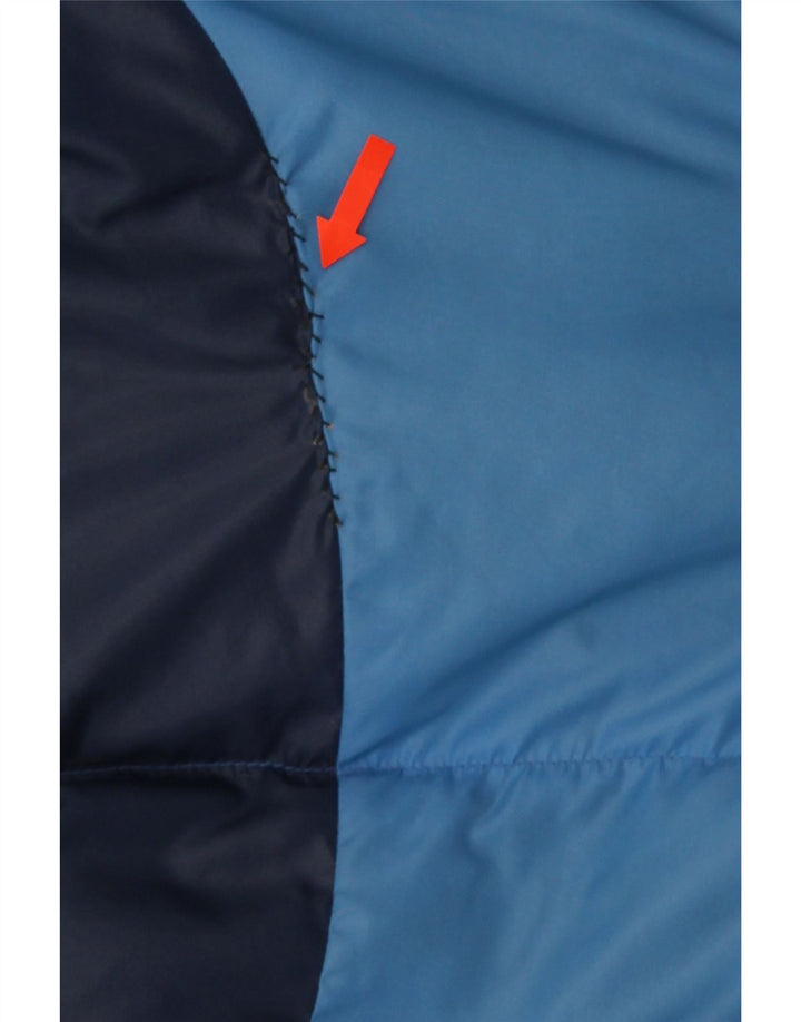 Brunik Chaqueta acolchada para hombre UK 40 Large Azul Colorblock