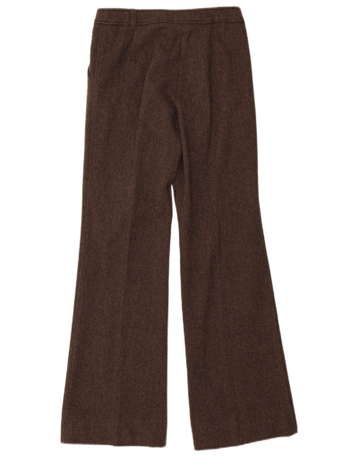 Max Mara Traje de fin de semana para mujer de 2 piezas UK 8 Small W28 L33 Brown Herringbone