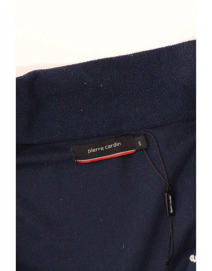 Pierre Cardin Chaqueta polar para hombre UK 36 Small Azul marino
