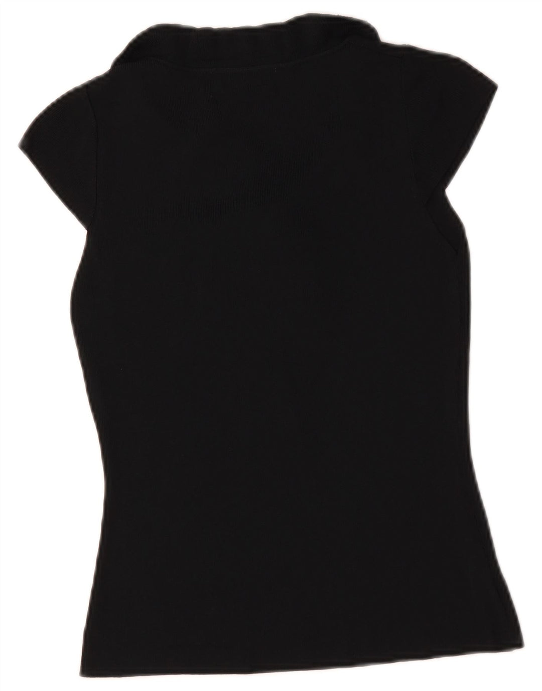 Von Dutch Blusa para mujer Top UK 42 Microfibras negras medianas