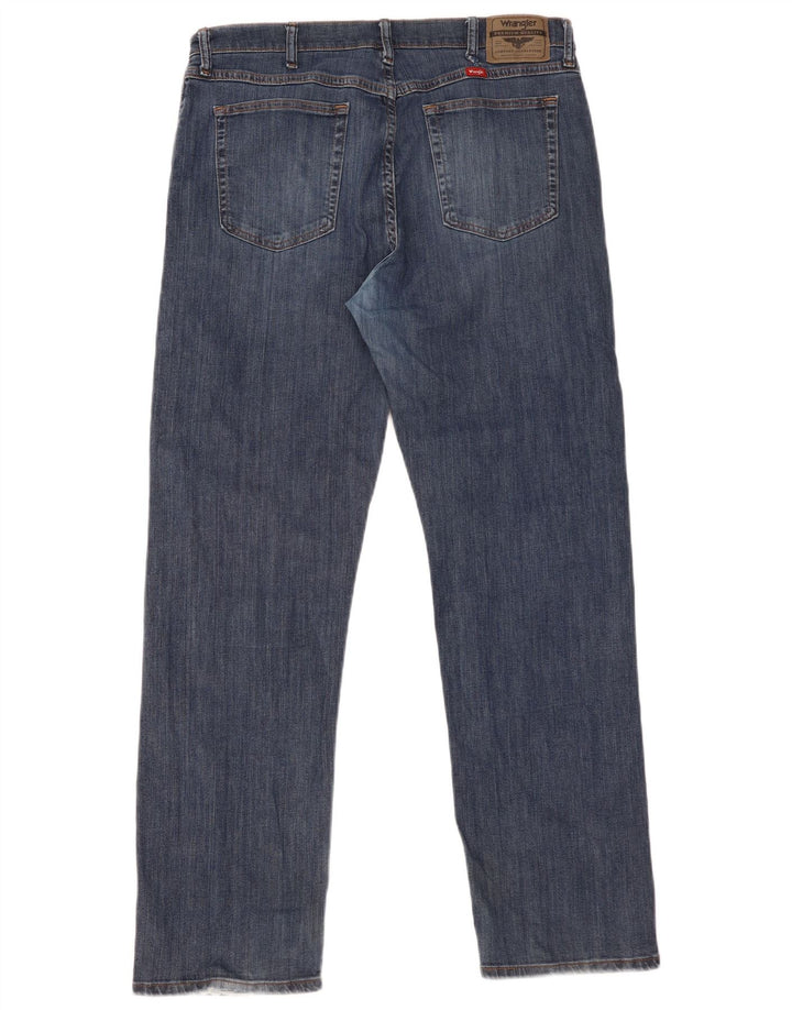 Vaqueros Wrangler Hombre Rectos W36 L32 Algodón Azul