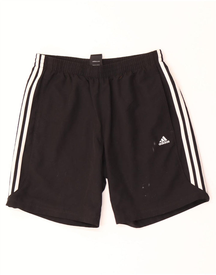 Adidas Mens Climalite Sport Shorts Grande Negro Poliéster