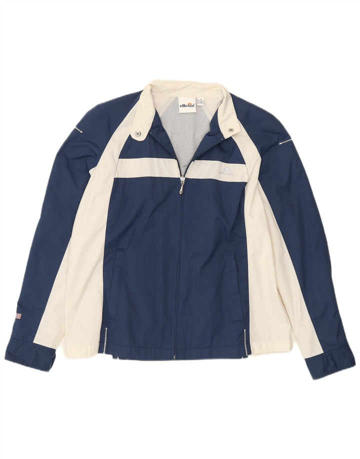 Chaqueta de chándal para mujer Ellesse UK 40 Medium Azul marino Colorblock