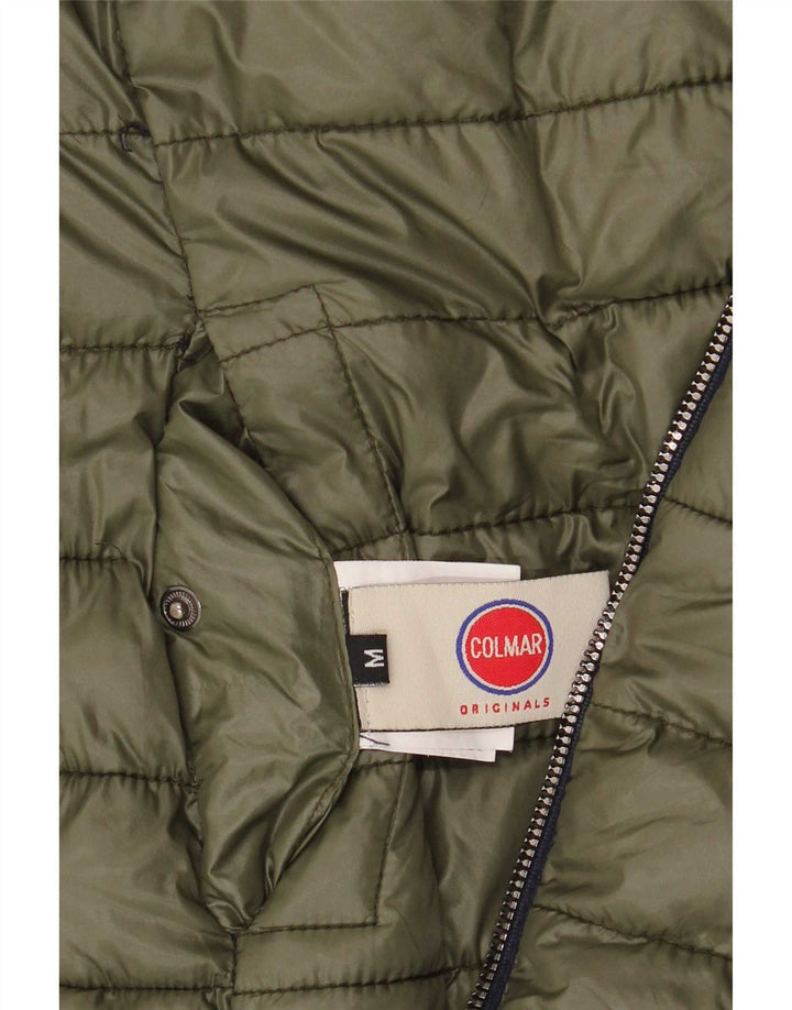 Colmar Abrigo acolchado reversible con capucha para mujer UK 42 Medium Azul marino Nylon