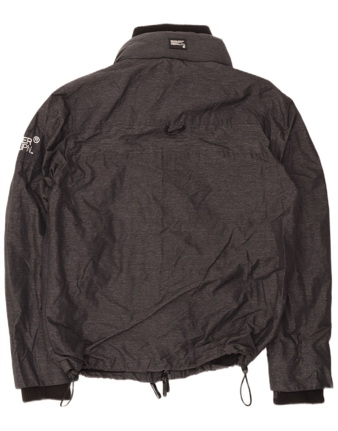 Superdry Chaqueta cortavientos para hombre UK 44 2XL Poliéster negro