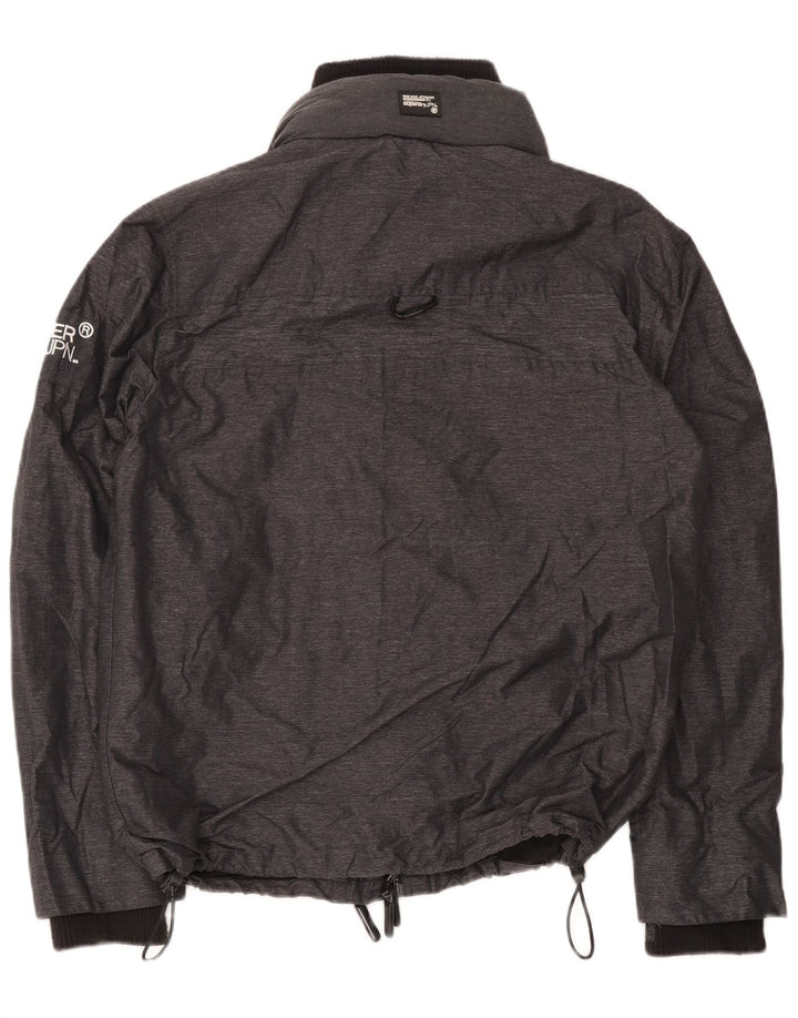 Superdry Chaqueta cortavientos para hombre UK 44 2XL Poliéster negro