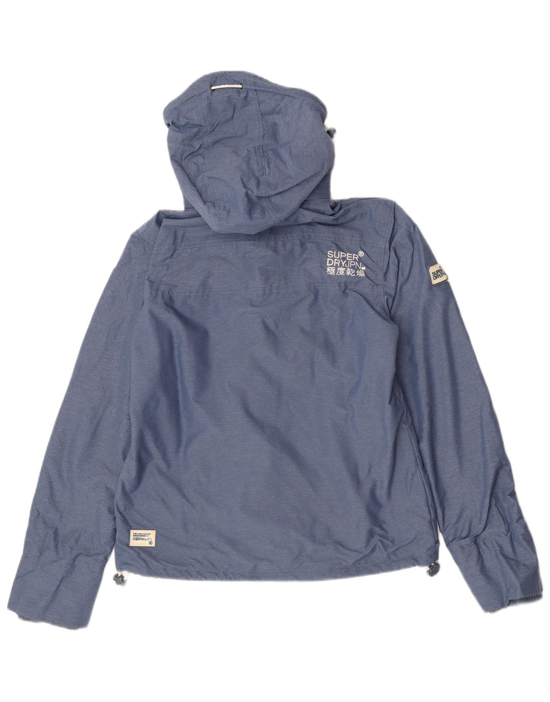 Superdry Chaqueta Cortavientos Gráfica para Mujer UK 44 Azul Medio