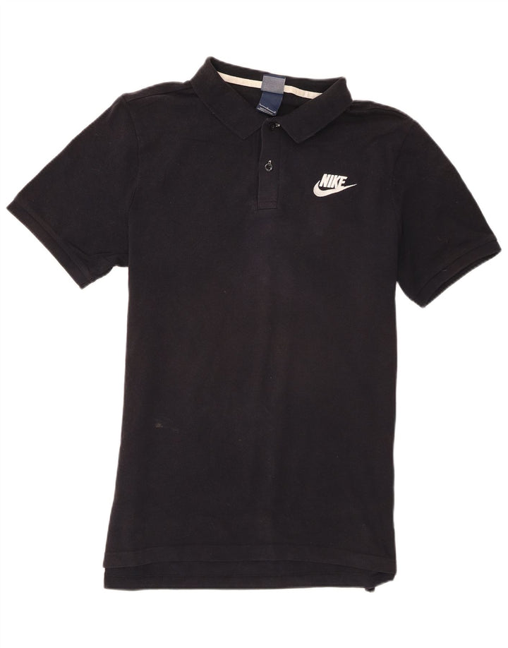 Nike Polo para hombre grande azul marino algodón