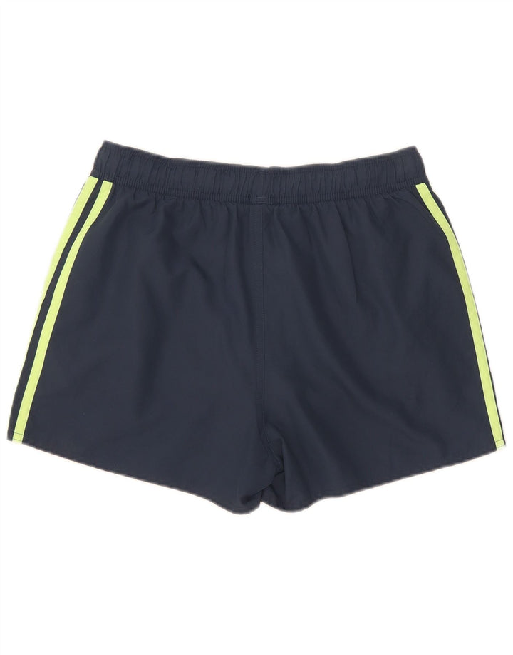 Adidas Pantalones cortos deportivos para mujer UK 10 Small Azul marino Poliéster