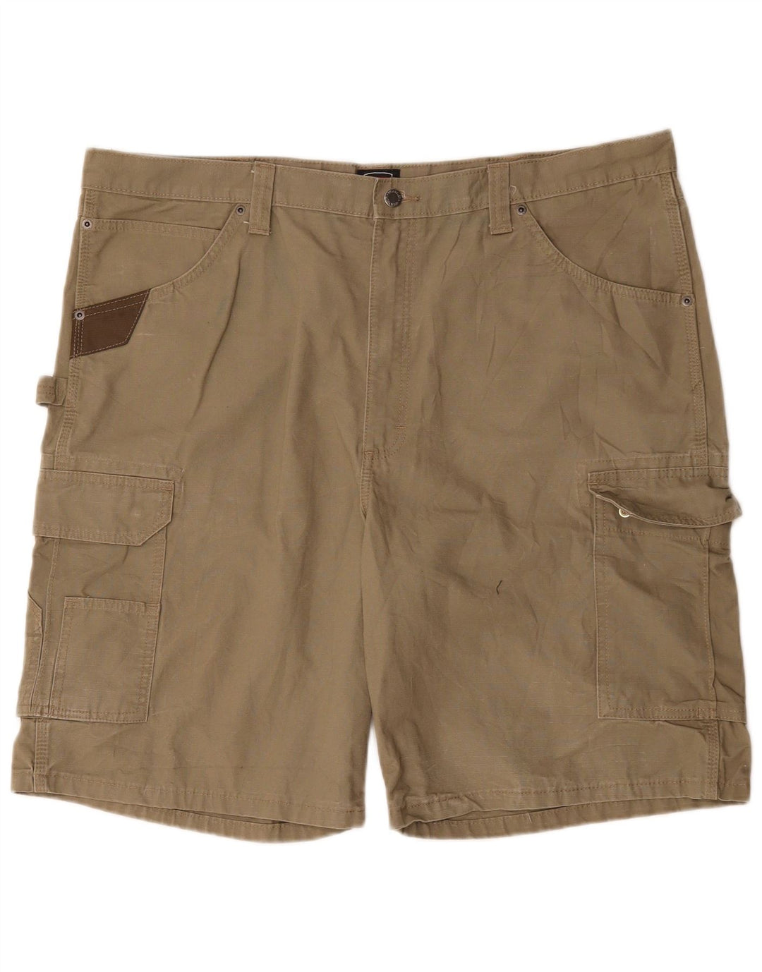Wrangler Pantalones cortos cargo para hombre W42 2XL Algodón caqui