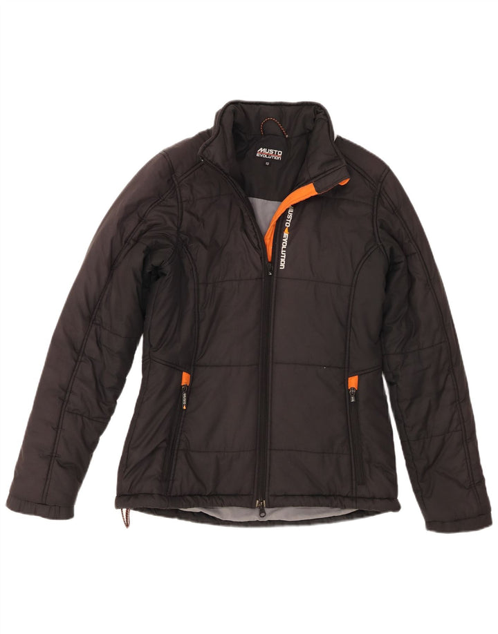 Musto Chaqueta acolchada para mujer UK 10 Small Poliéster negro