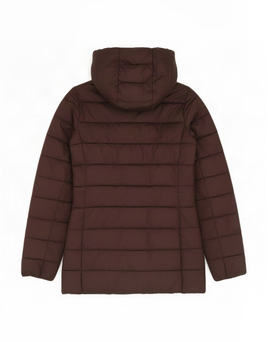 Refrigue Chaqueta acolchada con capucha para mujer UK 10 Small Brown