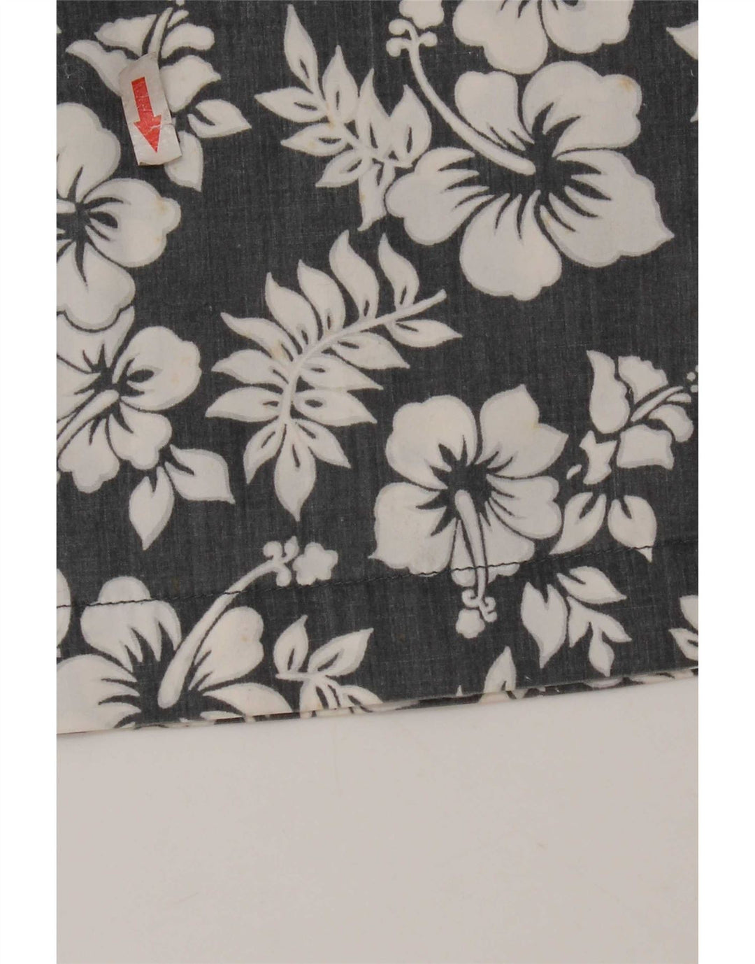 Camisa Kappa Hombre Manga Corta Poliéster Floral Gris Grande