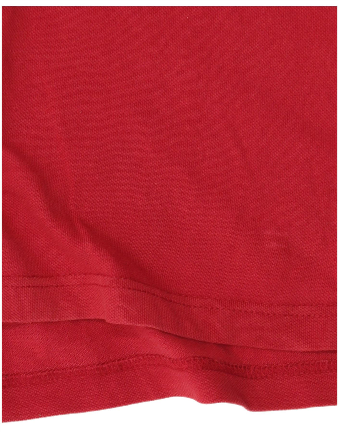 SCHOTT Polo para hombre grande rojo algodón