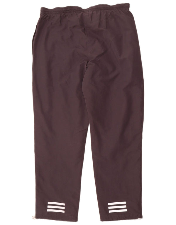 Adidas Pantalones de chándal para hombre UK 42/44 Large Gris Poliéster