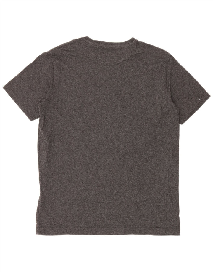 Penguin - Camiseta para hombre, talla grande, algodón gris
