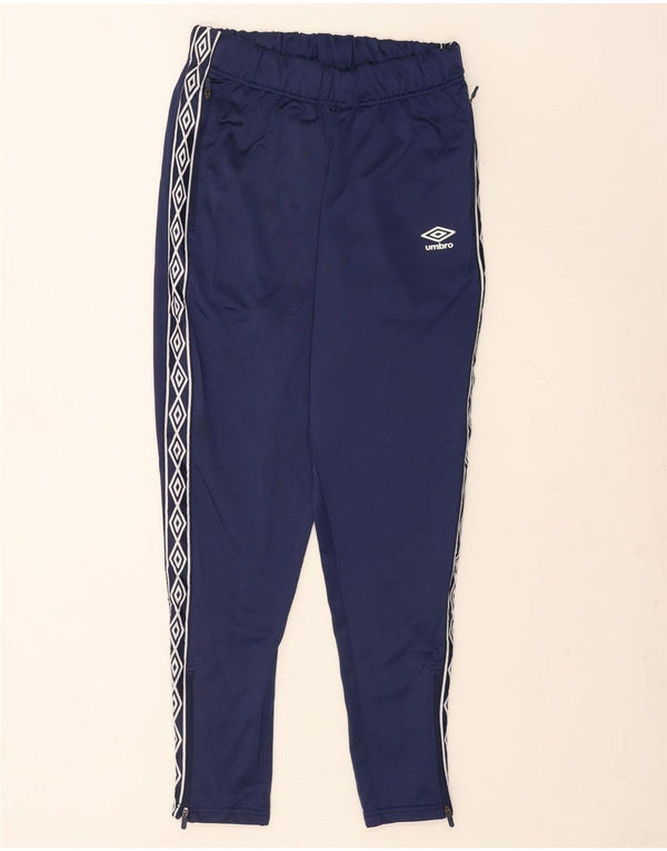 Umbro Hombre Pantalones De Chándal Gráfico Poliéster Azul Marino Medio