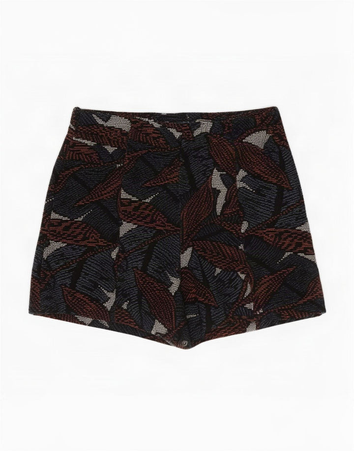 Zara Mujer Trafaluc Shorts Estampado Abstracto XS W24 Multicolor